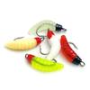 30Pcs Soft Maggot Baits with Hooks Soft Plastic Fishing Lures Fishing Baits Bread Worms Artificial Baits Easy to Use