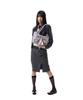 Iuga Makaras Belted Bag Midi Skirt (Dark Gray)