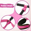 Elastic Pedal Resistance Bands with Footplate And Handles for Strength Training, Body Stretching,