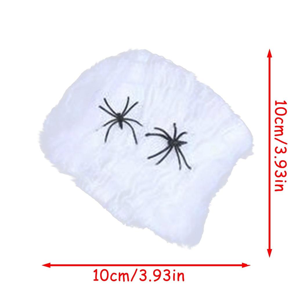 Halloween Artificial Elastic Spider Web Halloween Cotton Home Decor Items Scene Decoration Props Silk Colorful Silk Party Props