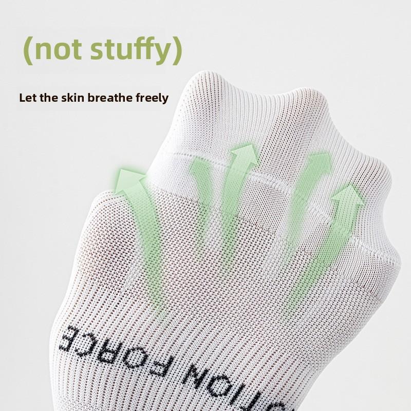 5 Pairs Pairs Women's Socks Summer Thin Sports Non-slip with Sweat Absorbent Anti-odor Summer Women's Boat Socks