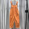 Casual overalls women's spring Korean version of the loose and thin Western style age-reducing design overalls children