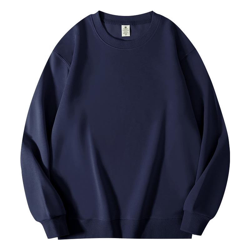 Long Sleeve Round Neck Sweatshirt with Printed Design - Ideal for Work, Group Uniforms, and Class Events