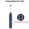 Mini Coffee Maker Whisk Stirring Tools Electric Handheld Milk Frothers Kitchen Egg Whisk Mixer For Cappuccino Cream USB 3 Speeds