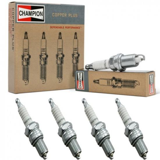 4 Pack Champion Copper Spark Plugs Set for 2015- HYUNDAI SONATA L4-2.4L