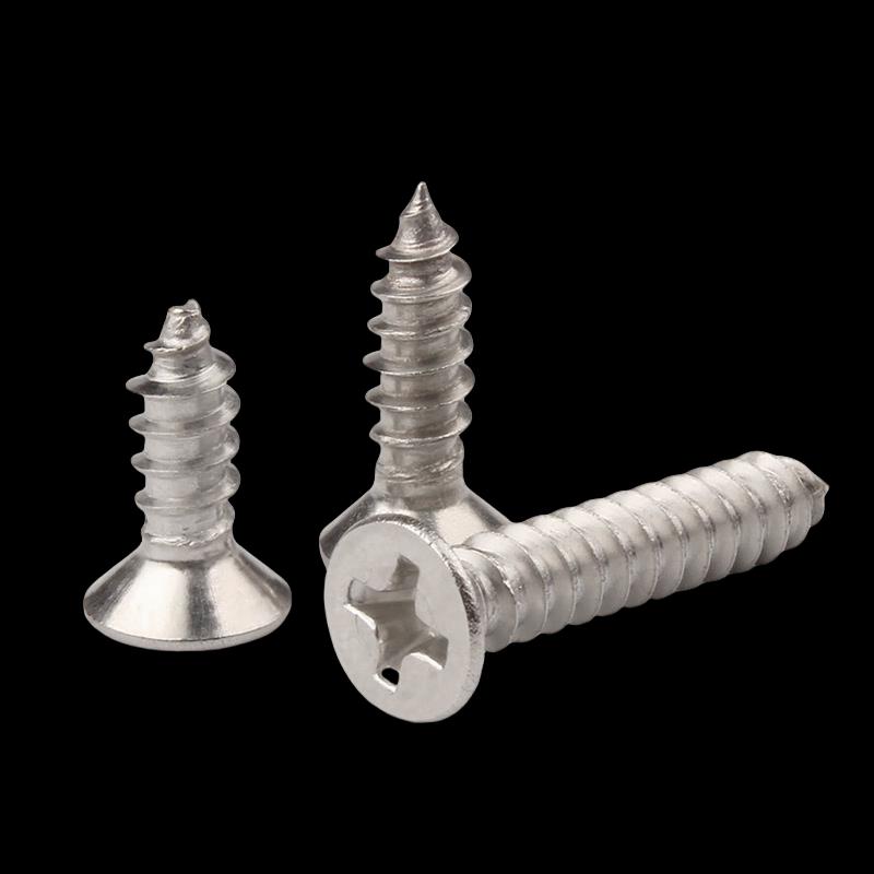 Tidong 304 Stainless Steel Flat Head Phillips Self-Tapping Screws