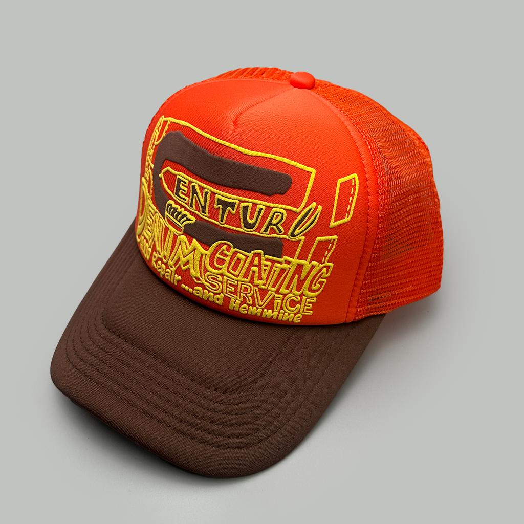 Amerikanischer Stil 3D-gedruckte Buchstaben Baseballkappen Neu Unisex Sonnenschutz Persönlich Atmungsaktiv Farbblock Vielseitig Netz Trucker Caps