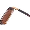 RSINC Unisex Designer-Sonnenbrille UV-Schutz Vintage Quadratisch Braun Gold KN-2307 B0DKC3S5CF