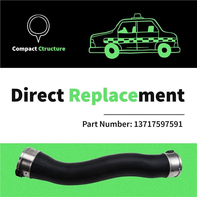 M49K-Turbo Intercooler Hose For BMW 220I 228I 320I 328I 420I 348I X3 X4 F20 F21-F36- Air Intake Hose Part Number 13717597591