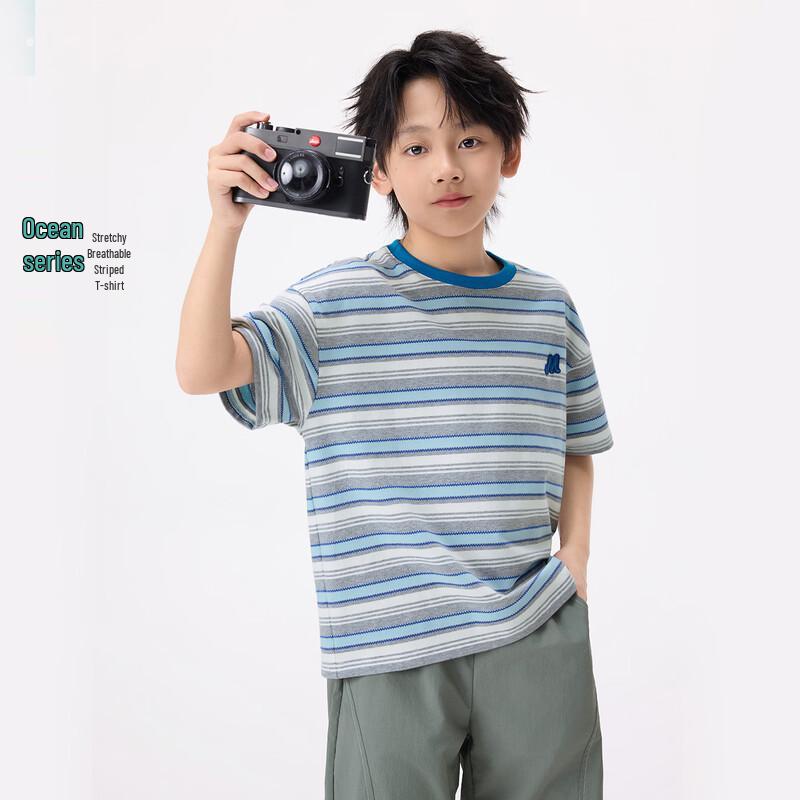 Boys  Embroidered Summer Casual T-Shirt 120