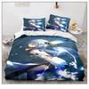 Game Genshin Impact Klee Cosplay Duvet Cover Anime Cartoon Bedding Set Diona Coplay Bed Set Quilt Comforter Covers Home Textiles