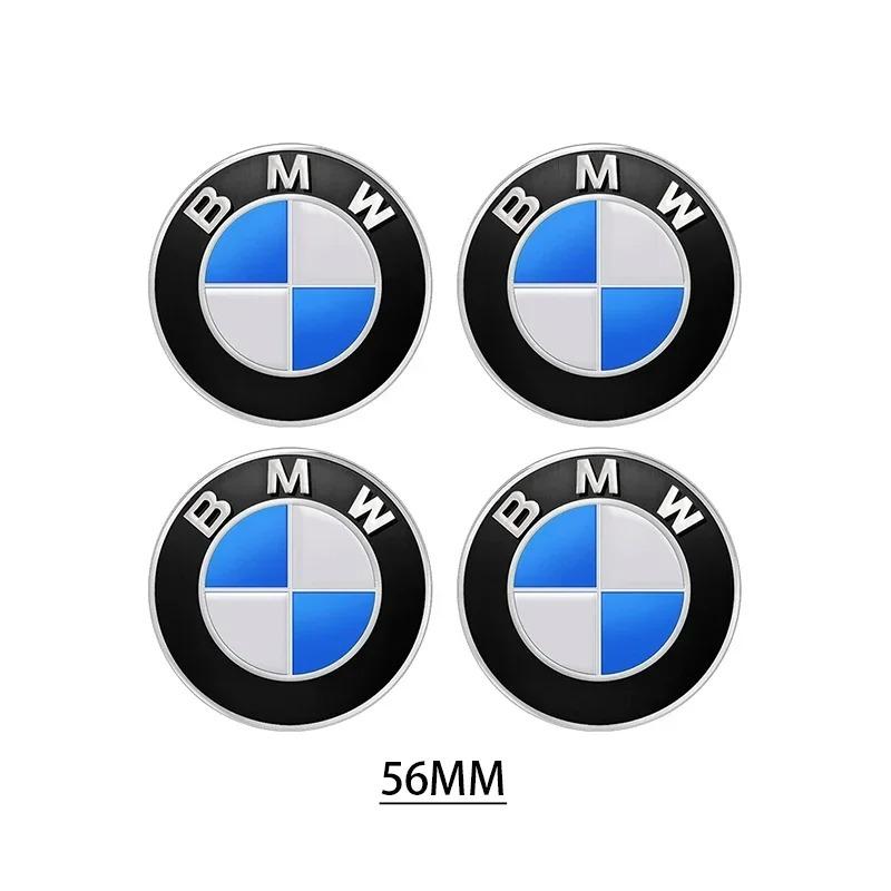 

56/65мм Емблема автомобіля Наклейки на ковпачки центру маточини колеса Для BMW E36 E46 E60 E90 E91 E92 E93 Кришка центру шини Значок Наклейка Аксесуари