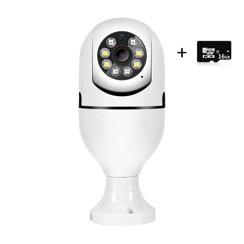 A6 Light Bulb Camera HD Wireless WiFi Night Vision Security Camera Motion Detection Baby Monitor