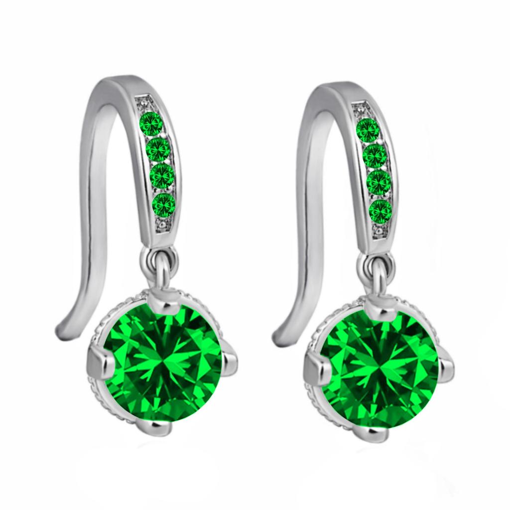 Silver Water Drop Earrings for Women: Elegant Japanese-Korean Style, Versatile Ear Hooks