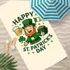 Art Patrick's Day Towel Polyester Beach Towel Quick Dry Sand Free Bath Towel for Summer Pool Travel Vacation