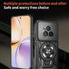 For Realme 14 Pro+ 5G Magnetic Case Rotating Kickstand TPU+PC Phone Cover