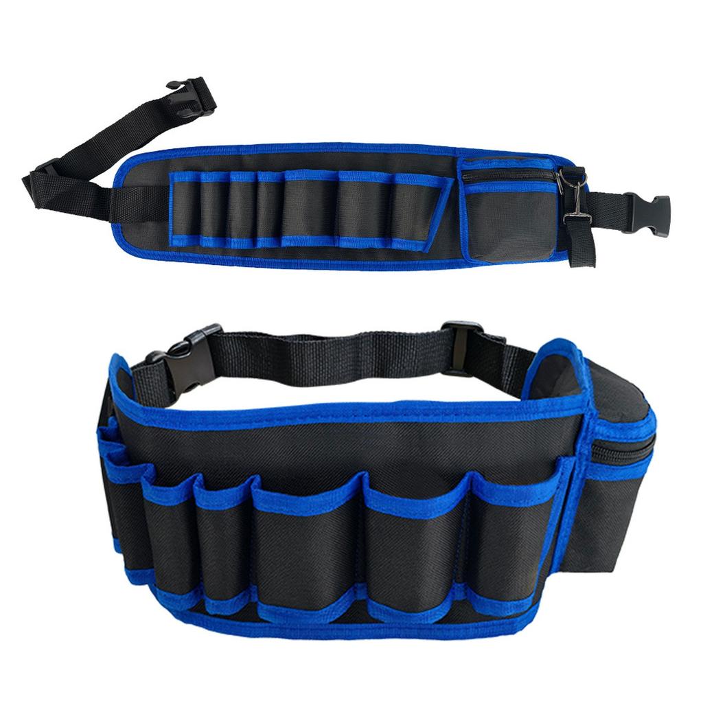Multifunctional Tool Storage Bag Pouch Belt Electrician Drill Waist Bag Screwdriver Hardware Tool Bags Organizer