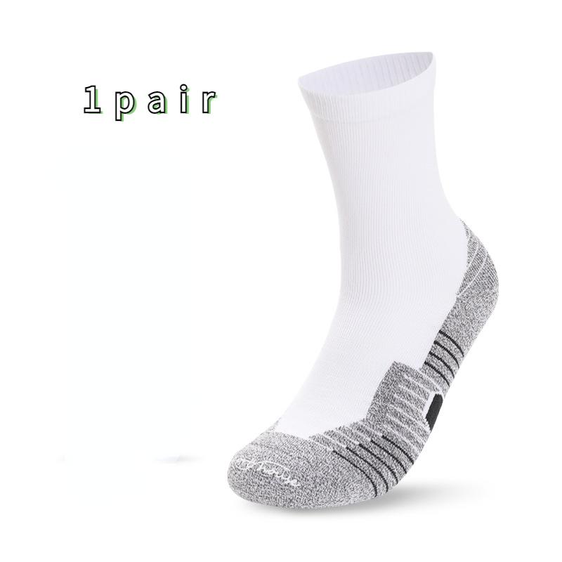 Storlek 39-44 Herr Mellånga Tunna Basketstrumpor Frotterad Sula Praktiska Sportstrumpor