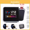 Led Projection Digital Alarm Clock Weather Thermometer Snooze Light Back