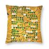 Gustav Klimt Painter Symbolism Art Cushion Cover Tree Of Life Stoclet Frieze Throw Pillow Case Square Pillowcase Home Decoration