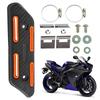Gerinkoken Motorrad Hitzeschild Auspuff Hitzeschild Offroad Motorrad Auspuffkanal Hitzeschild Motorrad