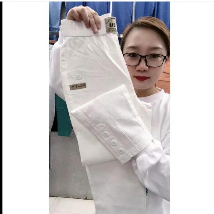 

Women s Original Cotton Linen Spring Summer Cropped Pants Loose Fit Casual Slimming Thin Style Versatile Long Leg Pants XXXXL белый