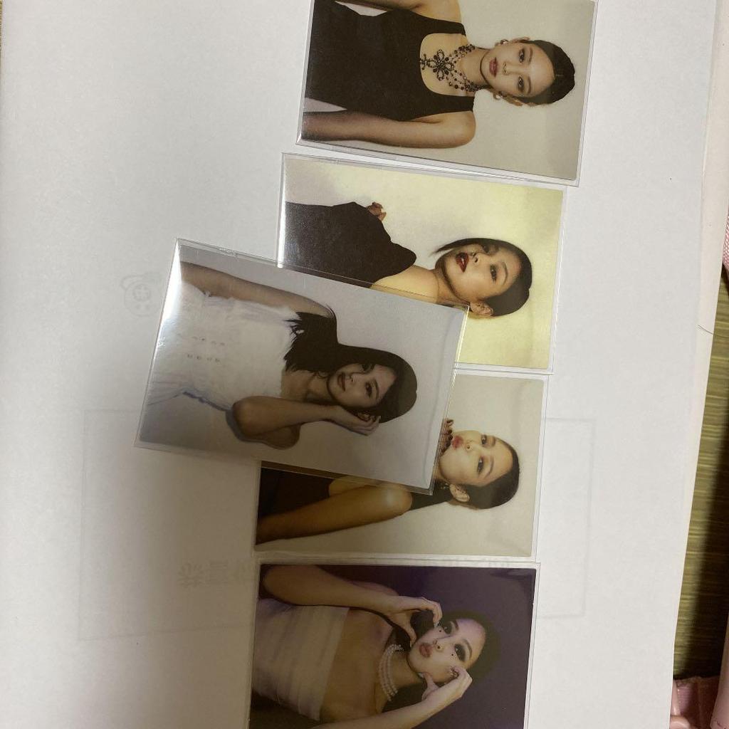 [USED] Blackpink the Album Jennie Trading Card Set