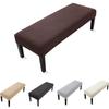 Long Grid Jacquard Household Dust-proof Bench Cover Stretch All-inclusive Piano Stool Covers for Home Decor Leisure Bench Cover