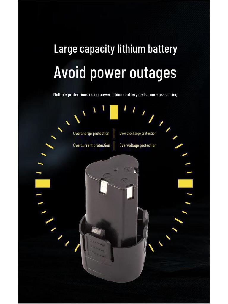 Multifunctional High-Power Impact Drill & Electric Screwdriver with Lithium Battery