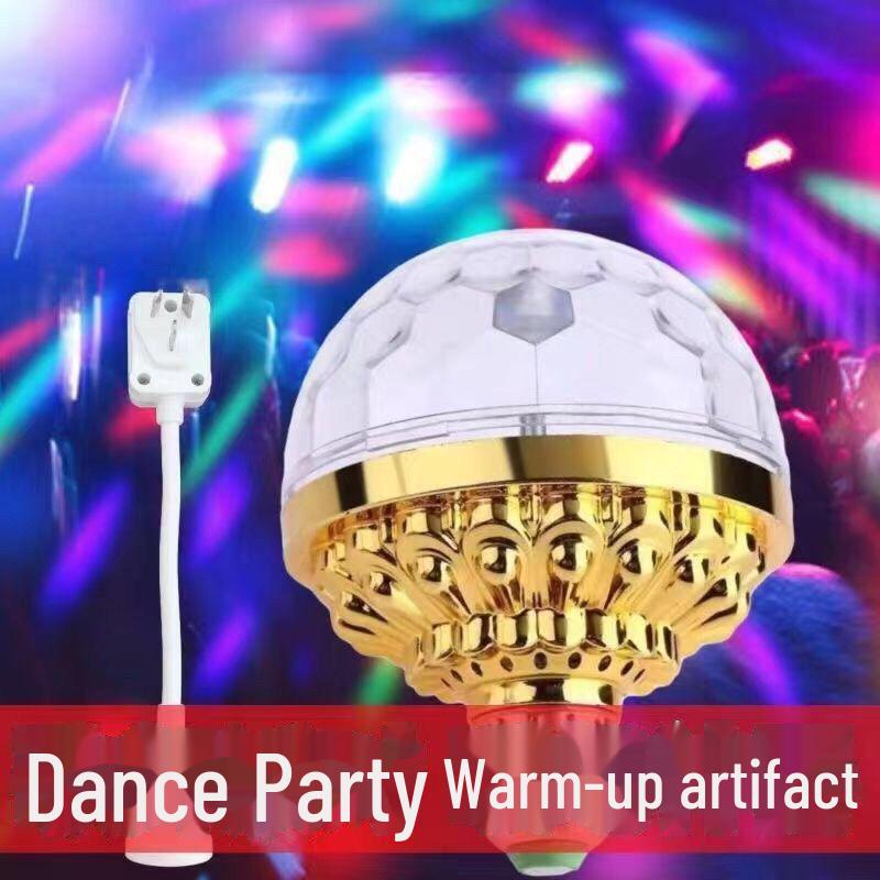 Lumină LED Rotativă Magic Ball Colorată pentru Petreceri și Scene de Interior