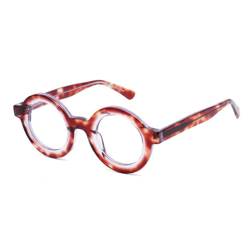 

Unique Personality Black and White Round Reading Glasses Women High Qualtiy Acetate Frames Magnifying Glasses with Astigmatism Presbyopia5