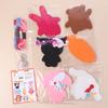 6pcs/lot Sewing Activities Animal Dolls Sewing Set Non-woven DIY Doll Sewing Toys Gifts