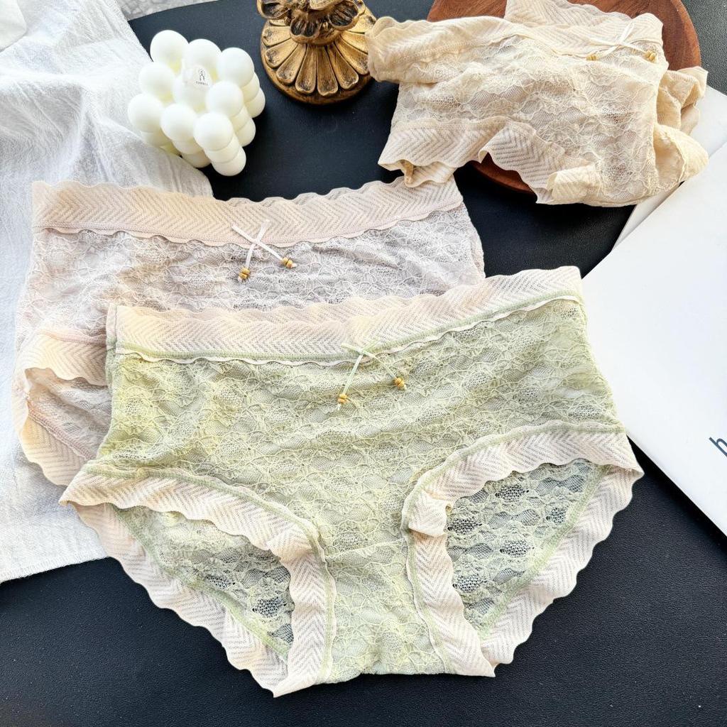 Clearance Ice Silk Lace Low-Rise Women's Panties