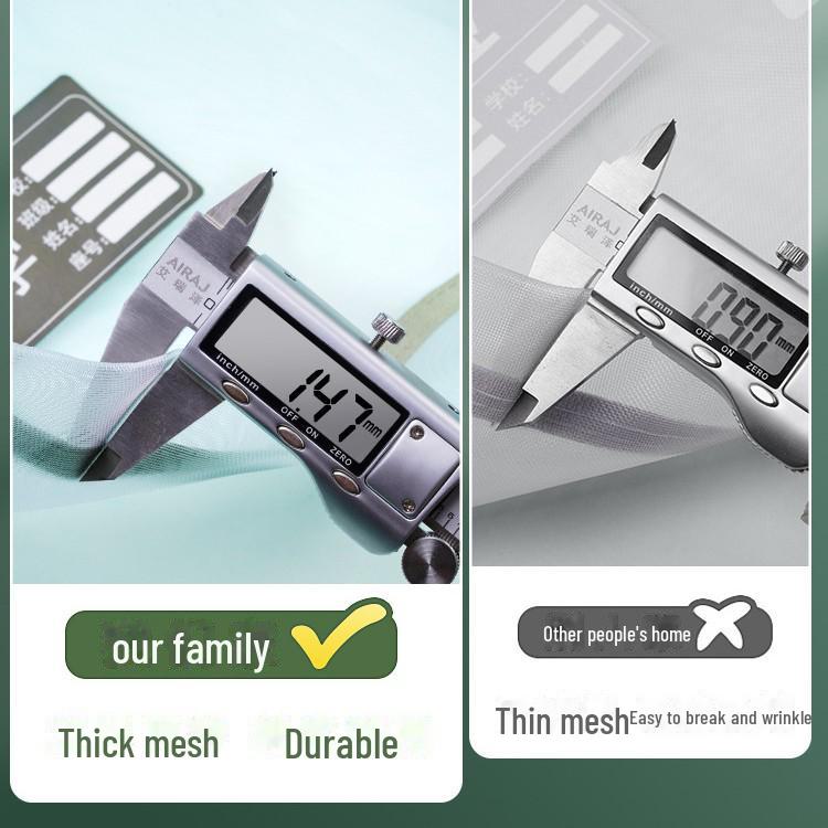 A4 Double Zipper Subject File & Pencil Case - Portable Storage & Organization Bag