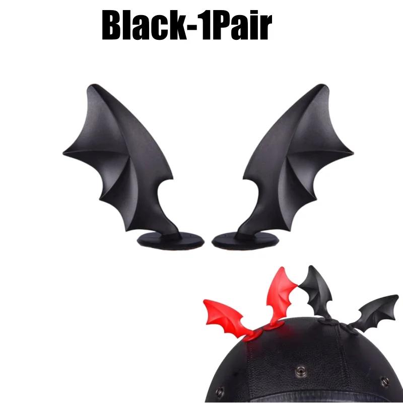 Suction Cup Devil Horns Strip A Removable Adhesive Decoration for Motorcycle, Car, and Bicycle Helmets for Men Women
