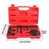 Air Conditioning Clutch Removal Tool AC Compressor Remover Installer Puller 14 Pcs Car AC Repair Kits For Automative Vehicle Car
