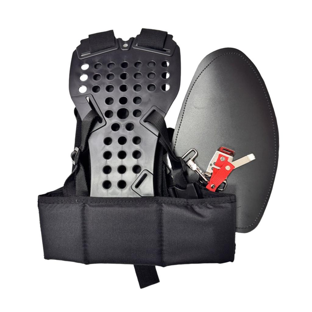 Adjustable Lawn Mower Harness With Multiple Holes Ergonomic Design Lawn Care Harness For Enhanced Comfort And Durability