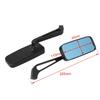 Aluminum Square Blue Anti-Glare Motorcycle Rearview Mirror