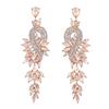 Fashion Design Style Geometric Leaf-shaped Earrings for Women