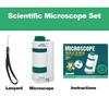 60-80x Handheld Microscope Science Experiment Set With Led Light Kindergarten Toy Handheld Children's Outdoor Toy