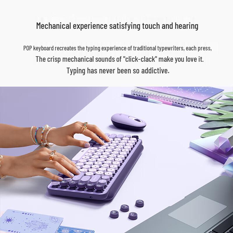 Logitech POP Keys Wireless Bluetooth Mechanical Keyboard
