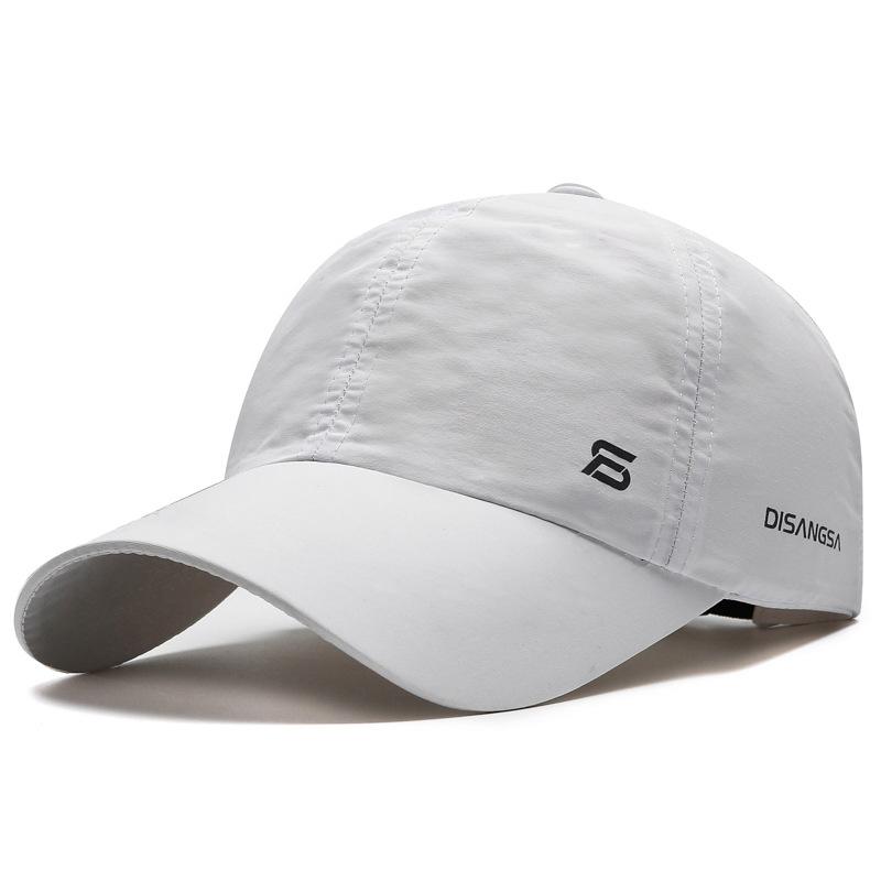 Summer Baseball Cap Outdoor Quick Dry Light Cap Sports Sun Hat белый