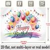Birthday Background Banner, Photo Backdrop Wall Decor for Party