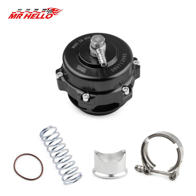 Universal Turbo Blow Off Valve 50mm BOV With Weld On Aluminum V-Band Flange 6PSI+18PSI Springs
