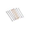 Double-Hole Rod Cylindrical Ear Post DIY Jewelry Accessories: Simple Handmade Earrings Pendants