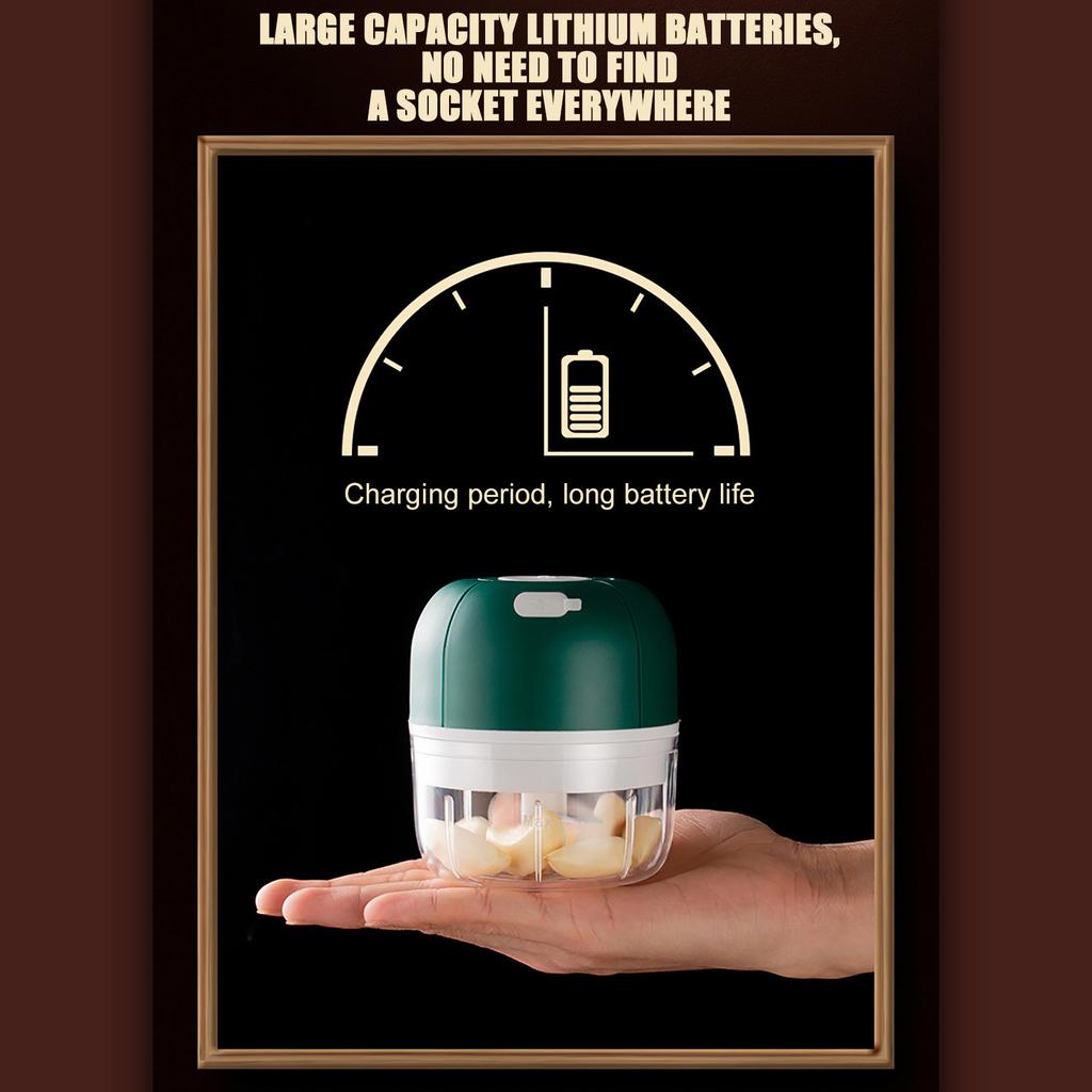 Newes Wireless  Electric Food Chopper Vegetable Fruit Garlic Blenders