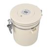 1.5L Coffee Canister Coffee Container with Scoop Date Tracker Stainless Steel Versatile Airtight Food Storage Container