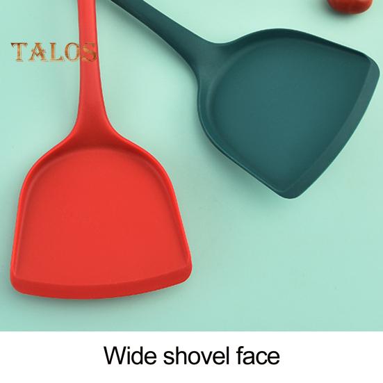 Silicone Spatula Wide Cookware Hanging Hole Design Practical Silicone Chinese Spatula Kitchenware Cooking Utensils