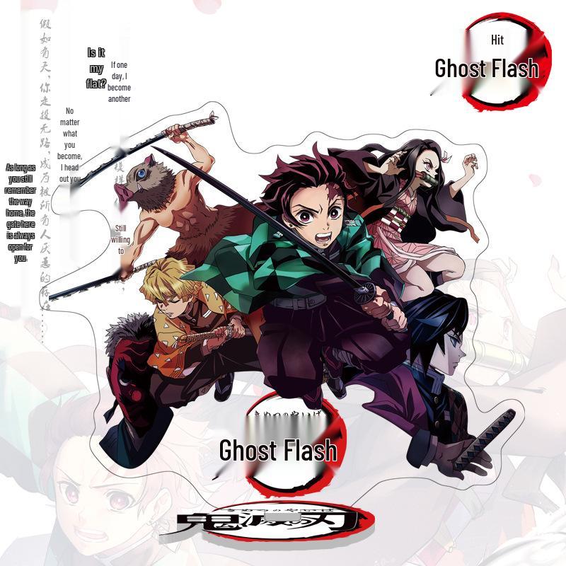 Demon Slayer 40-1 Duży Akrylowy Standee: Kolekcjonerska figurka Tanjiro i Nezuko