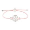 Logo Anhänger Metall Armband Damen Armbänder Rosa 144706650
